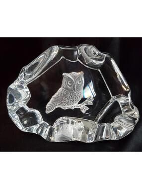 Crystal Owl Paperweight